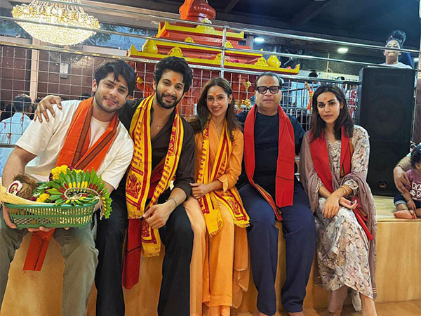 Rohit Saraf, Naila Grrewal look for endowments at Siddhivinayak Sanctuary with 'Ishq Vishk Bounce back' cast