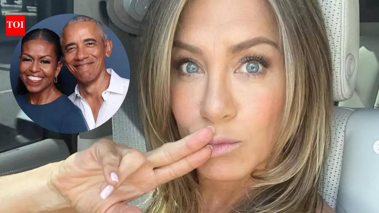 Throwback: Aniston laughs off Obama rumors